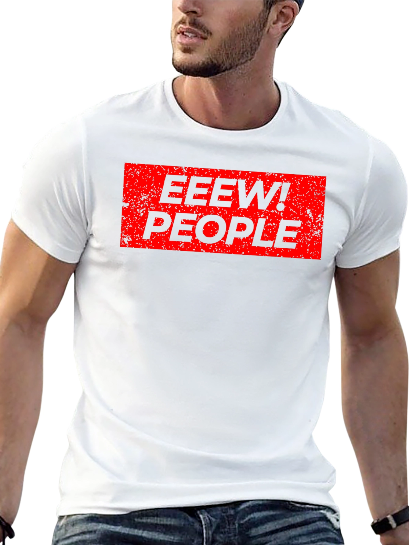 Eew! People Graphic Tee - Funny Slogan T-Shirt