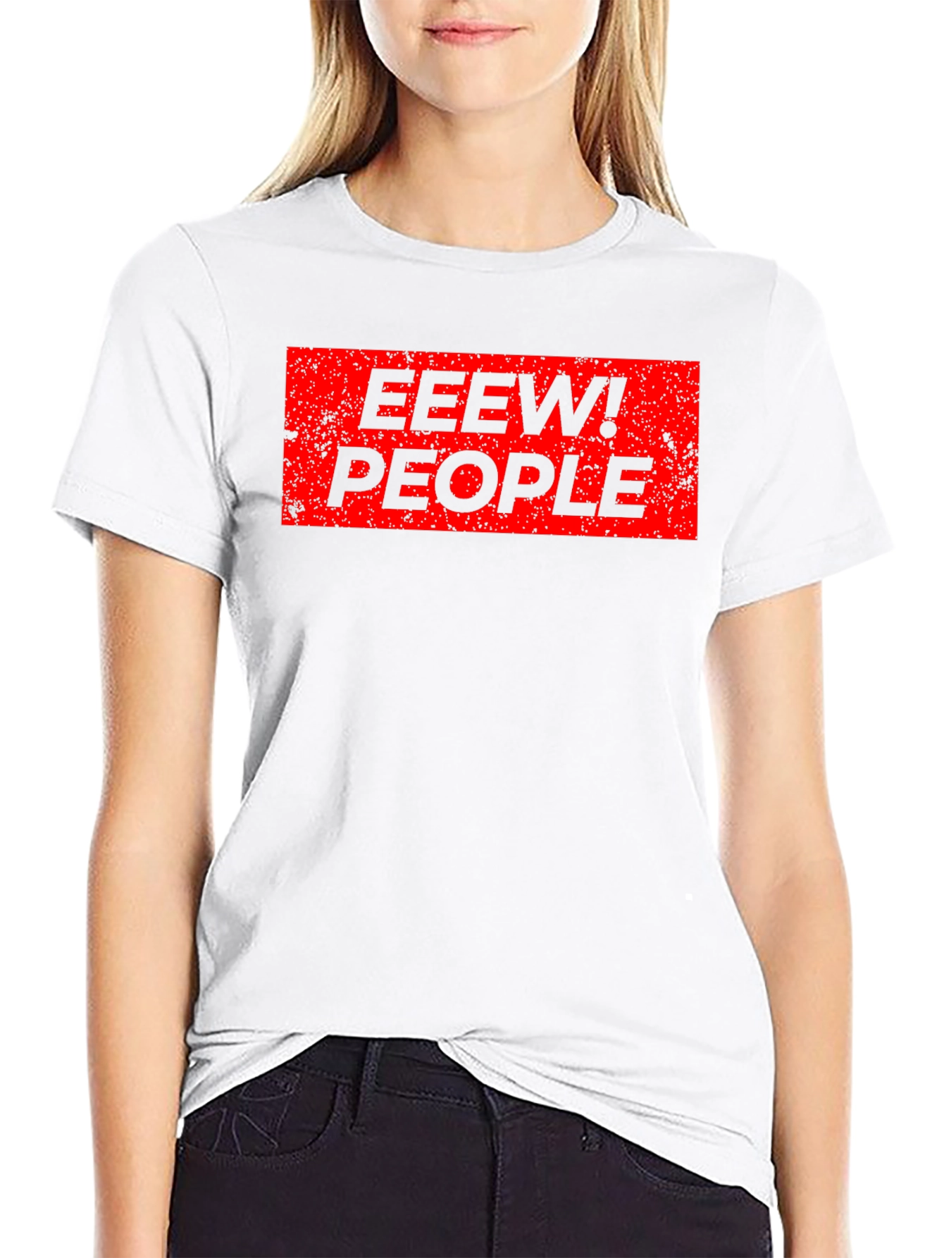Eew! People Graphic Tee - Funny Slogan T-Shirt
