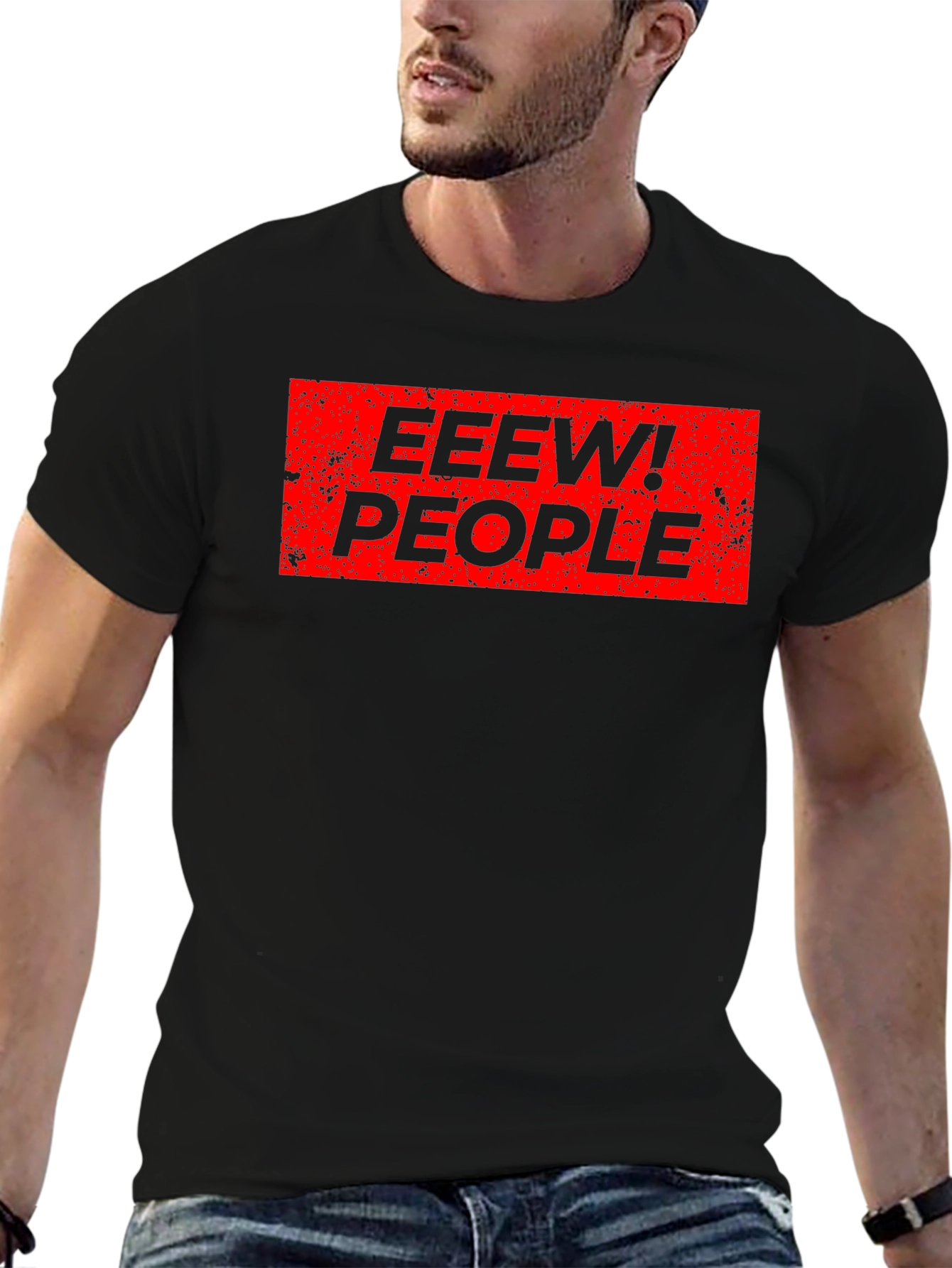 Eew! People Graphic Tee - Funny Slogan T-Shirt