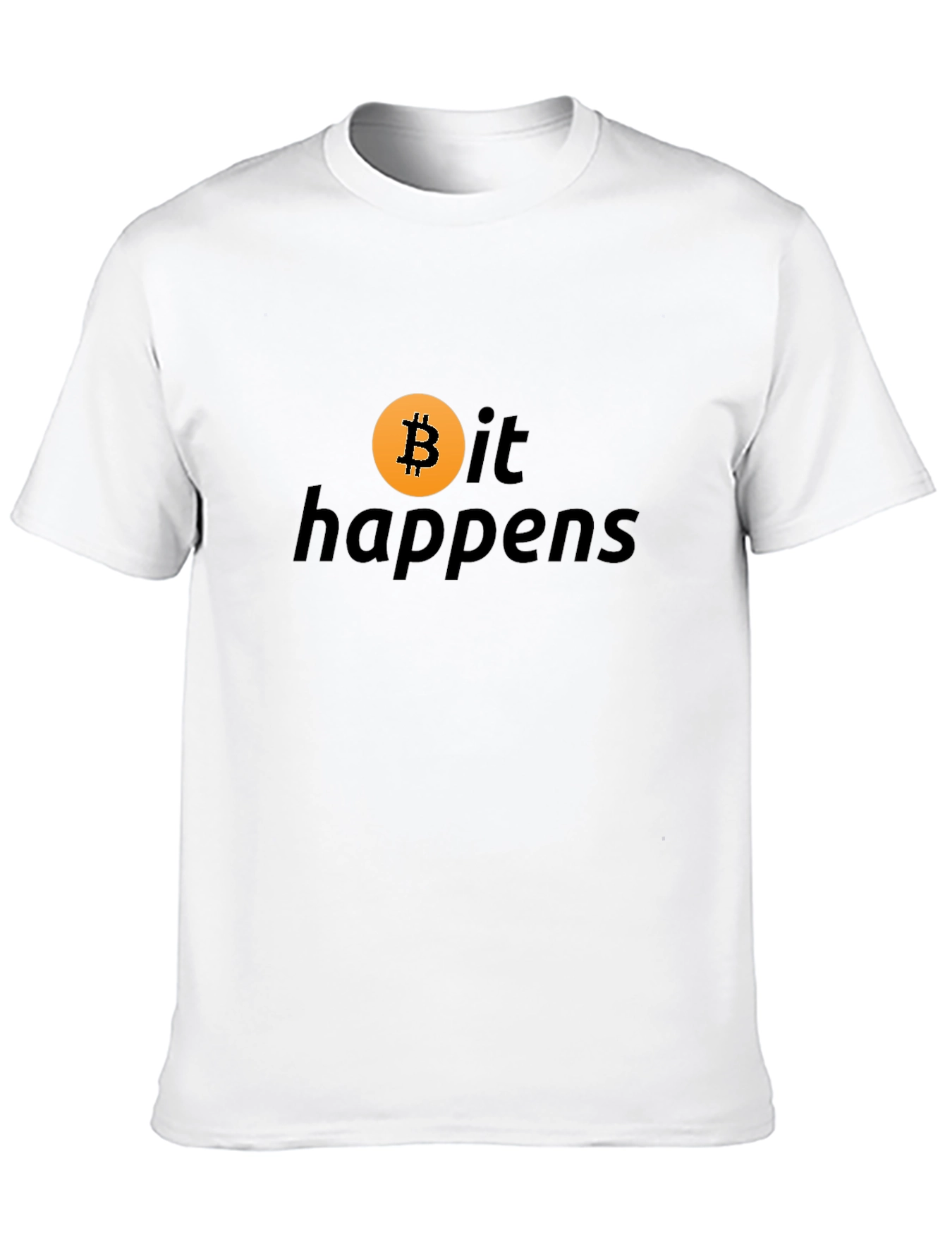 Bitcoin Happens Black T-Shirt Crypto Currency Tee