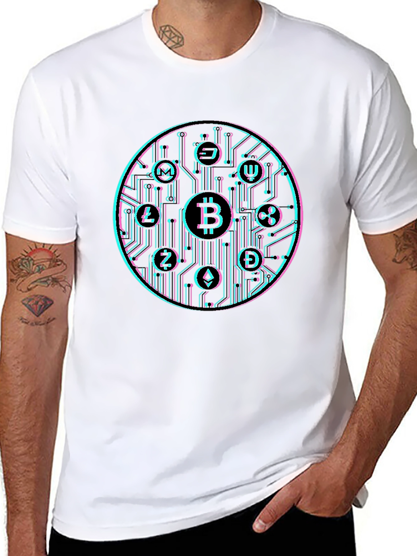 Crypto Circuit Tee - Bitcoin & Altcoin Design