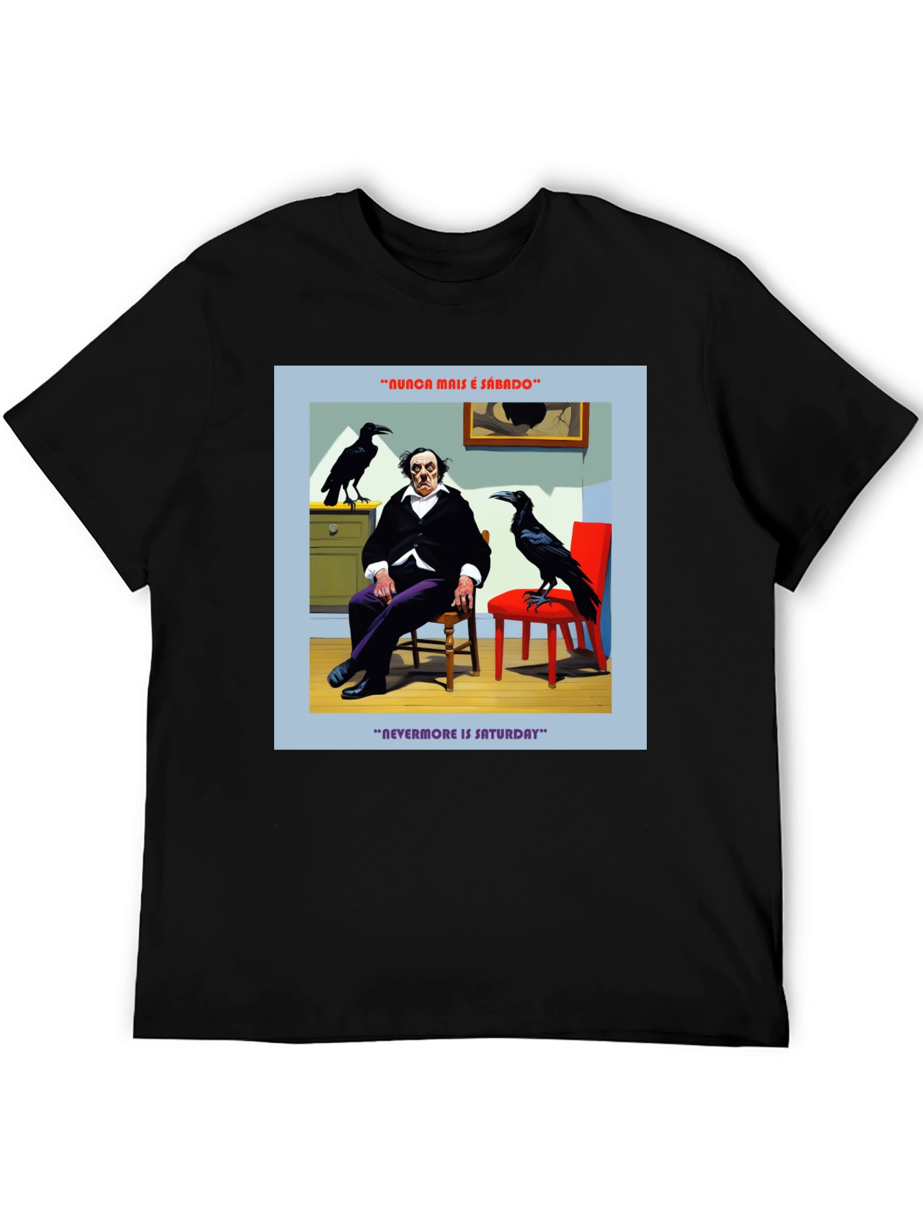 Edgar Allan Poe Raven T-Shirt