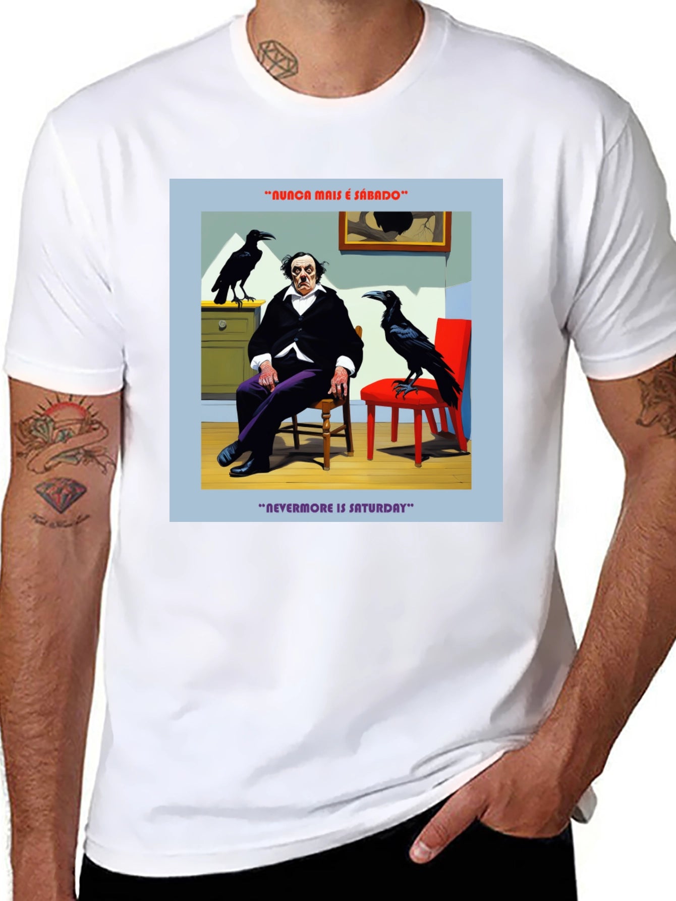 Edgar Allan Poe Raven T-Shirt