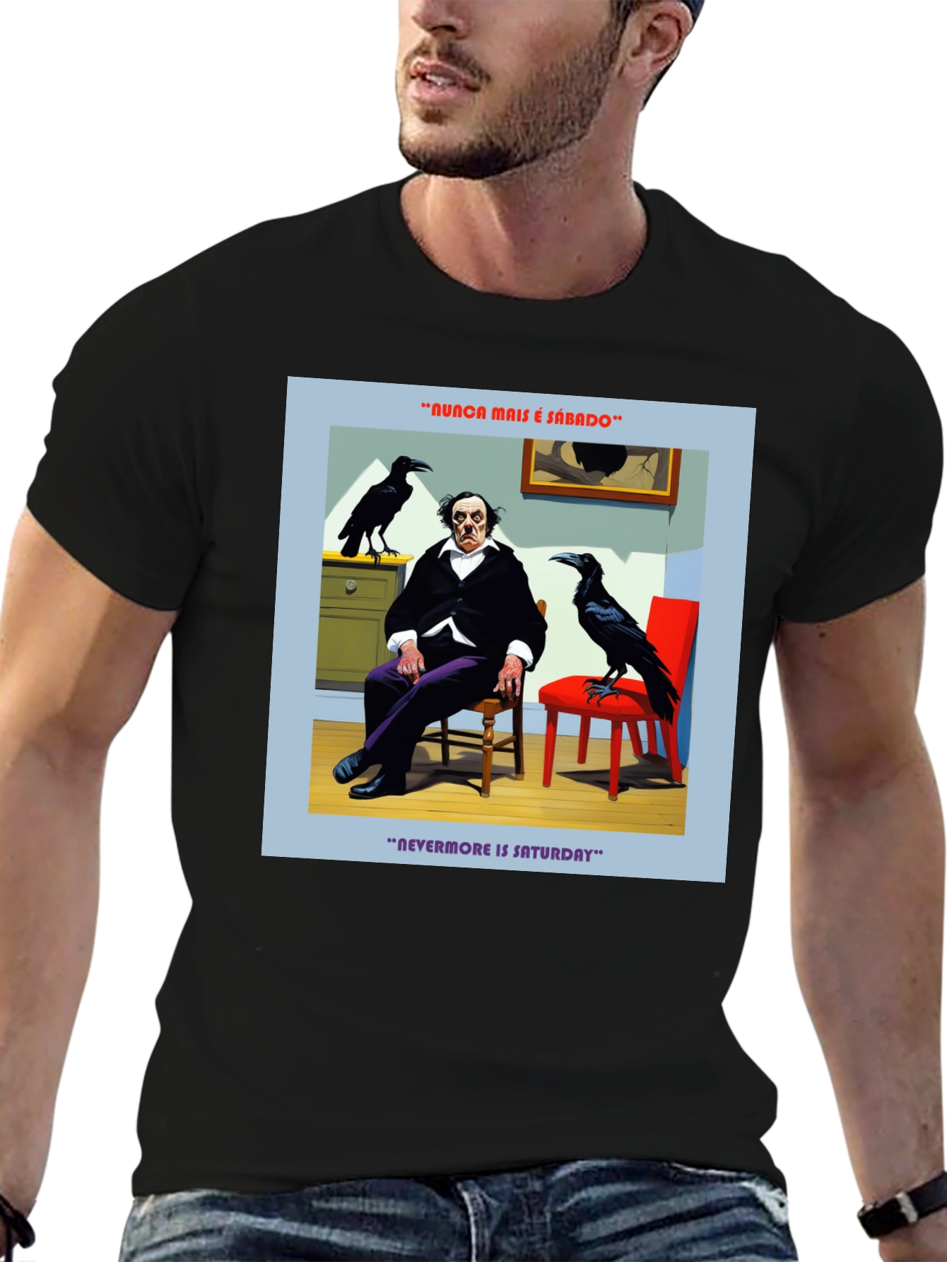 Edgar Allan Poe Raven T-Shirt