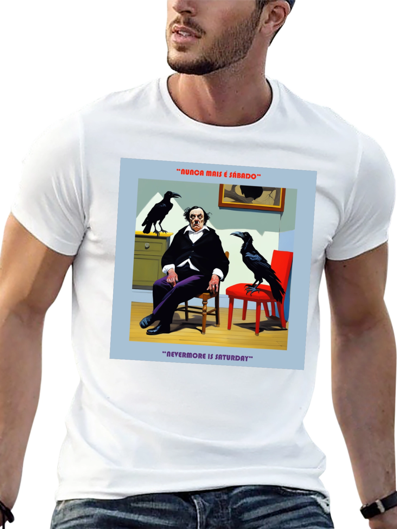 Edgar Allan Poe Raven T-Shirt