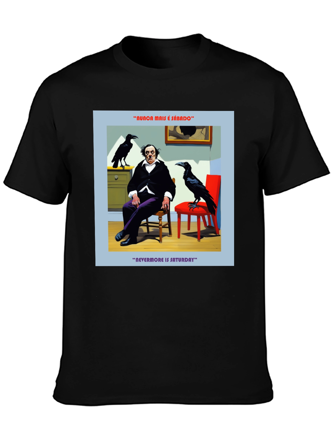 Edgar Allan Poe Raven T-Shirt