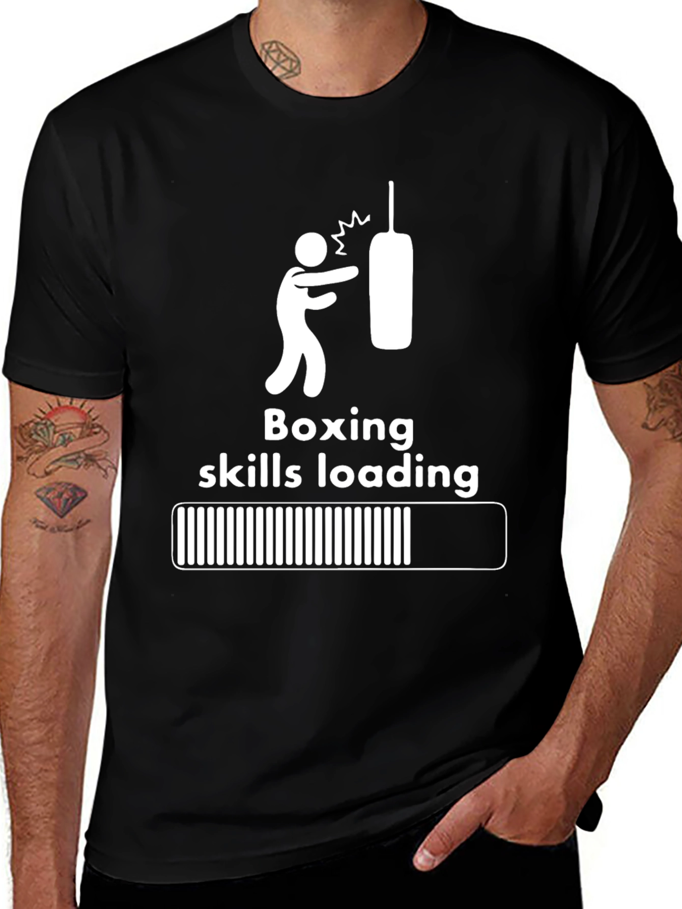 Boxing Skills Loading Graphic Tee