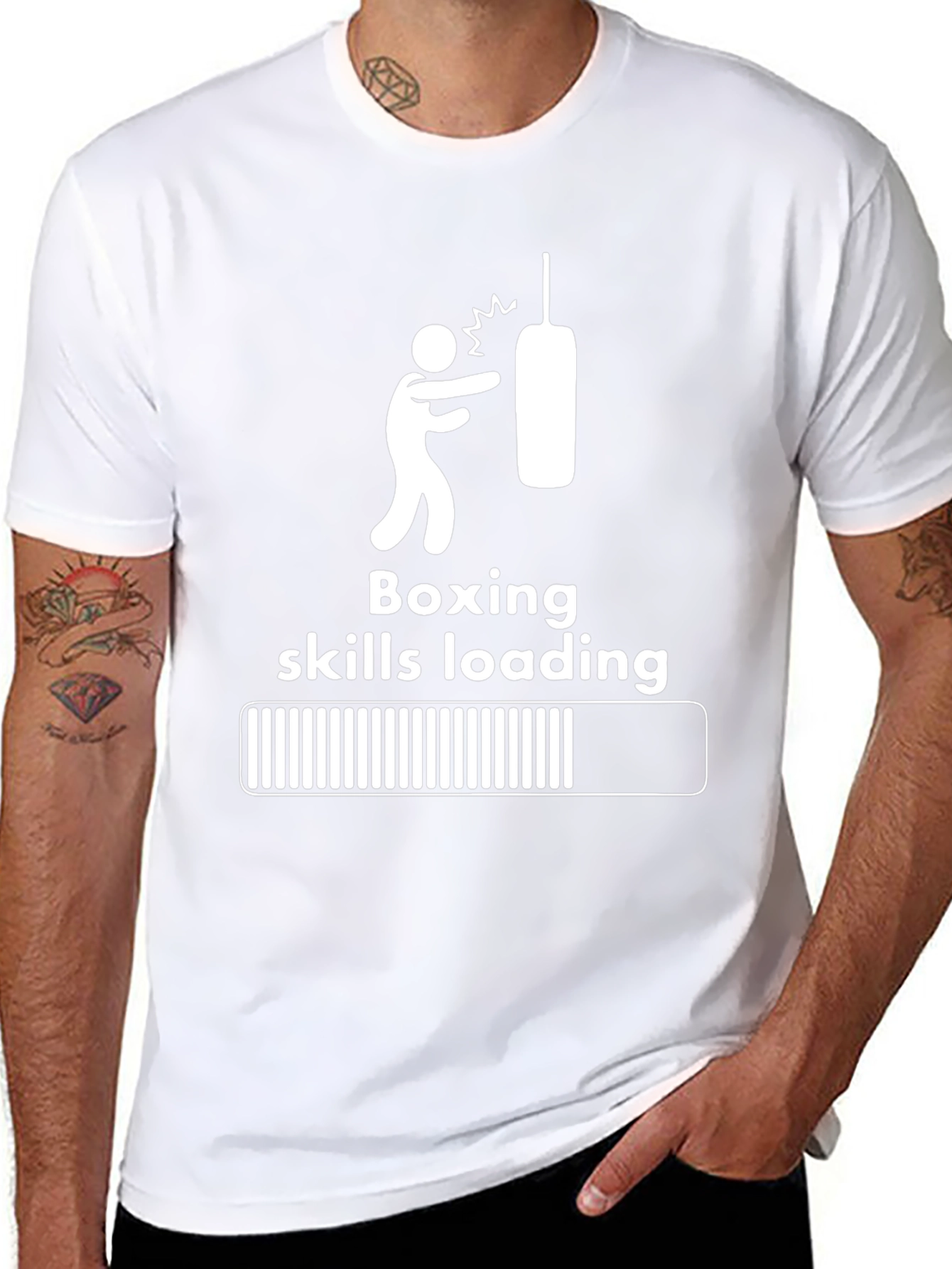 Boxing Skills Loading Graphic Tee