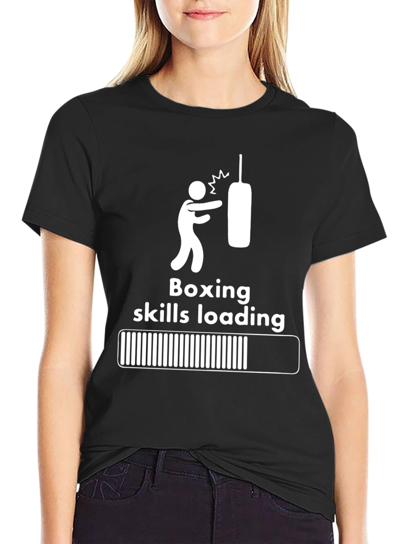 Boxing Skills Loading Graphic Tee