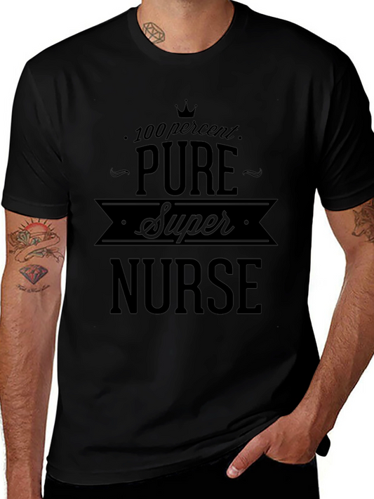 100% Pure Super Nurse Graphic Tee