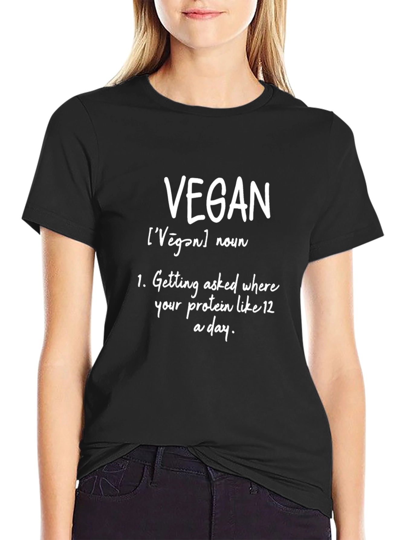 Vegan Definition T-Shirt - Funny Plant Based Tee
