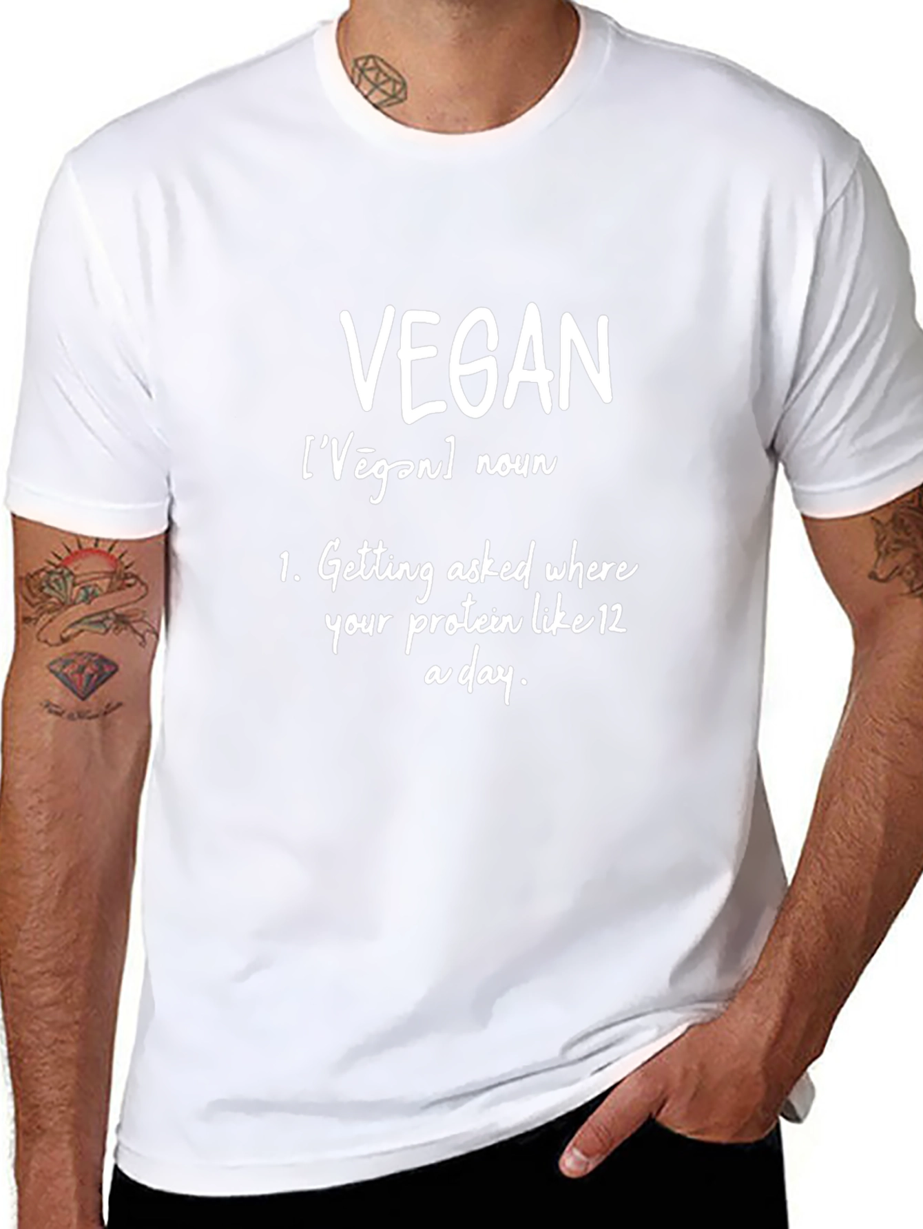 Vegan Definition T-Shirt - Funny Plant Based Tee
