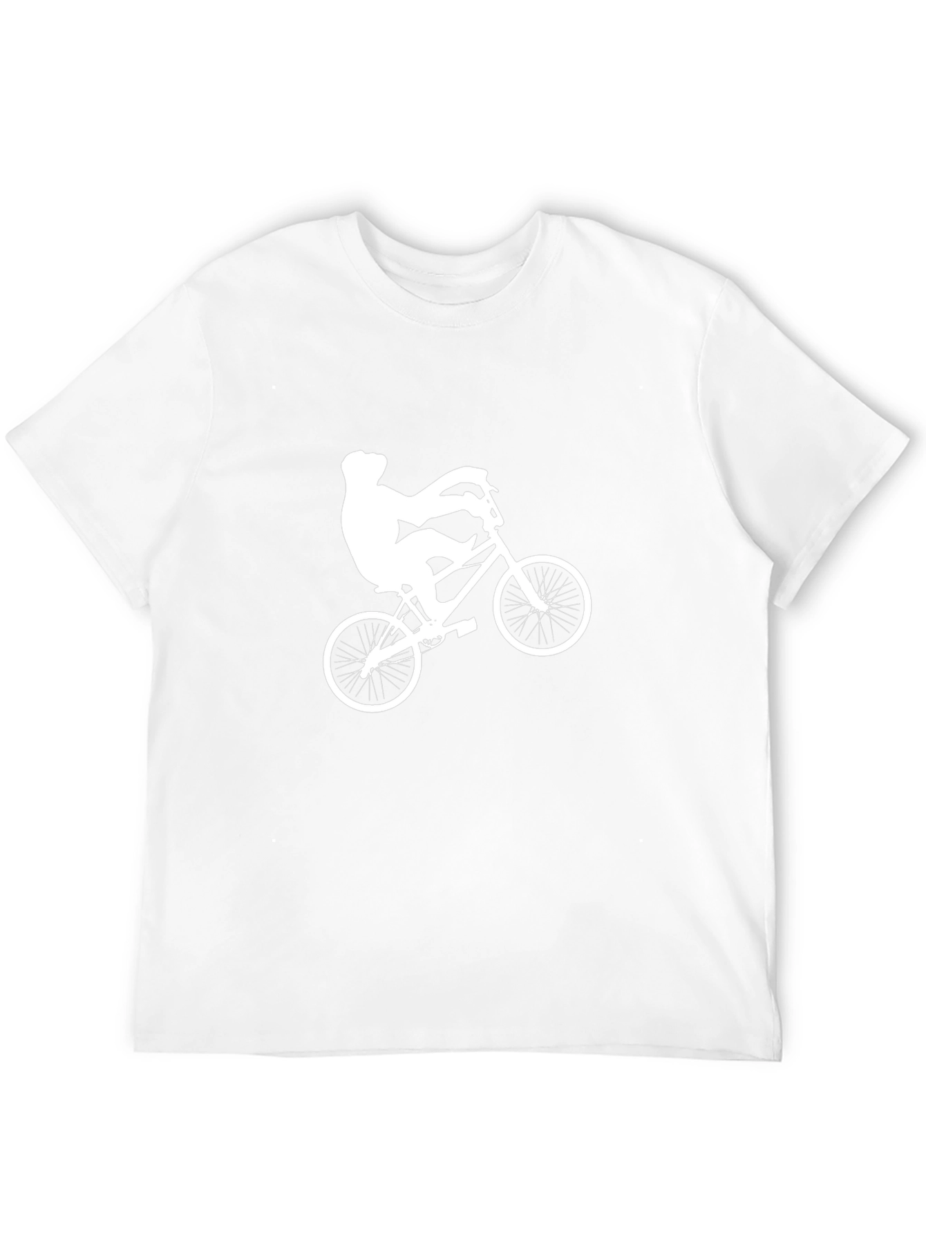BMX Rider Graphic Tee - Black Cotton T-Shirt