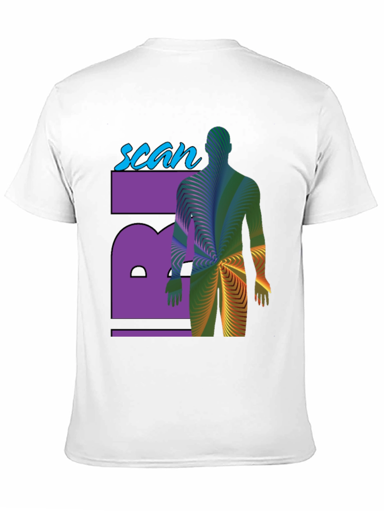 Scan T-Shirt - Artistic Medical Imaging Design