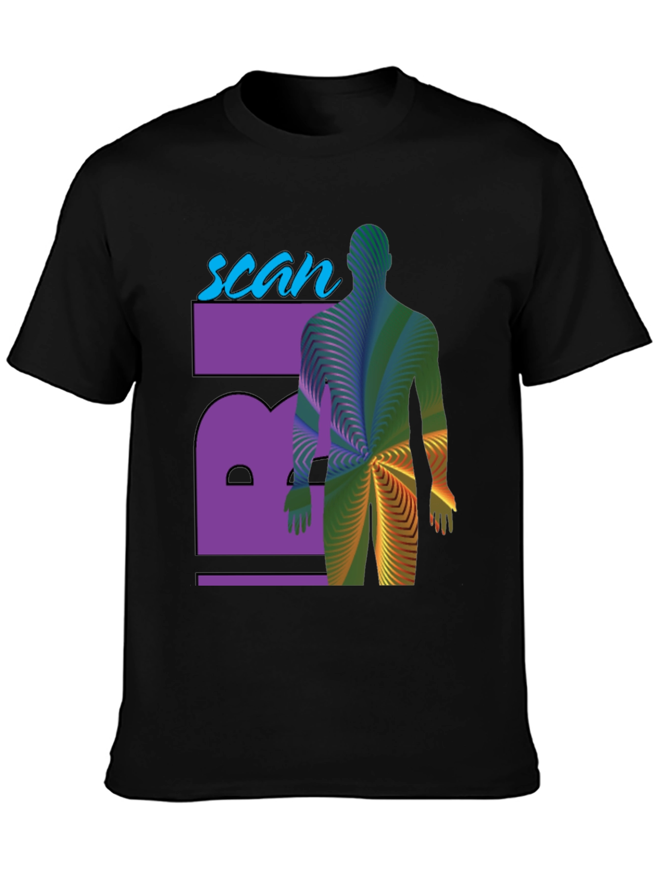 Scan T-Shirt - Artistic Medical Imaging Design