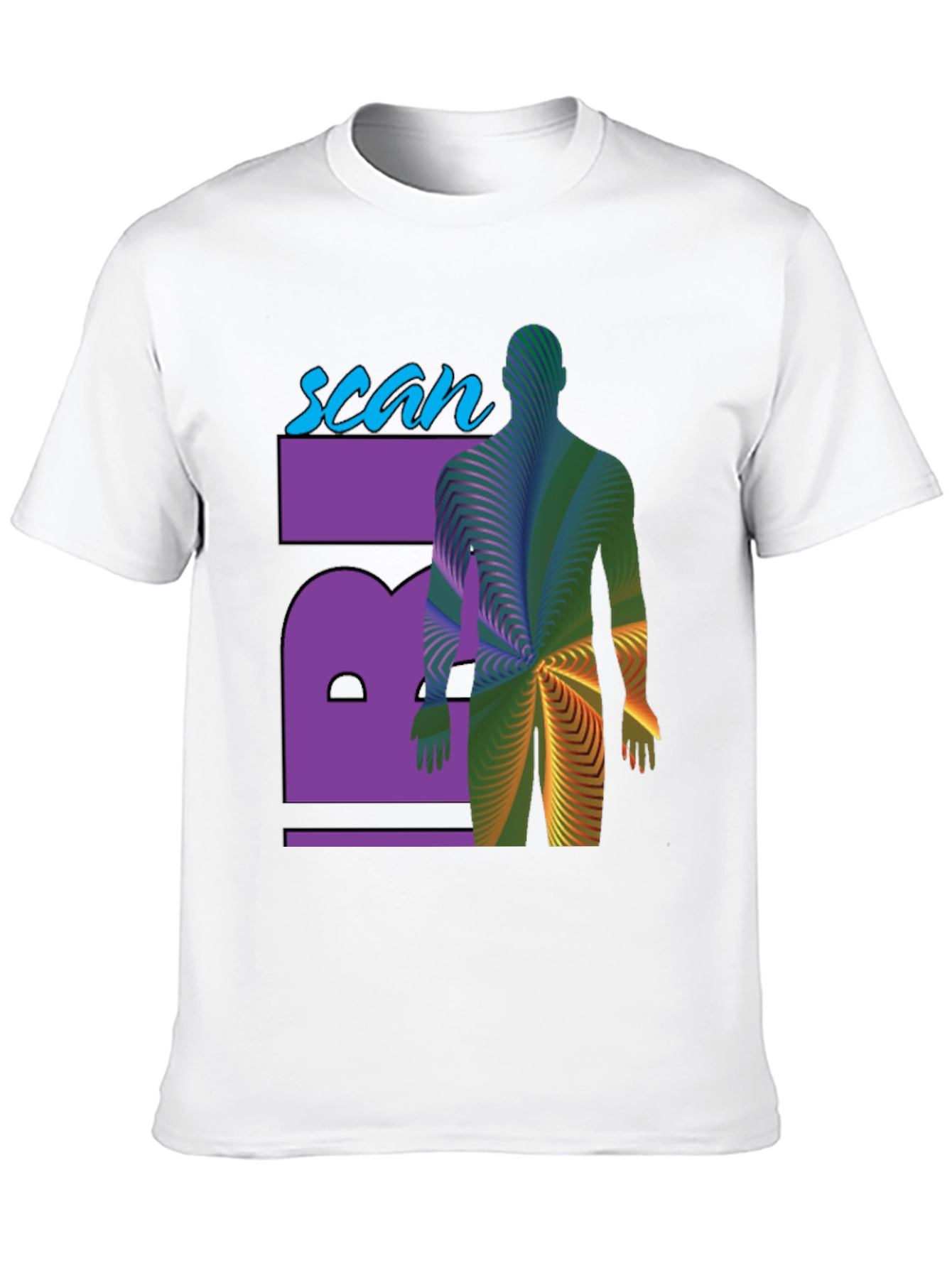 Scan T-Shirt - Artistic Medical Imaging Design