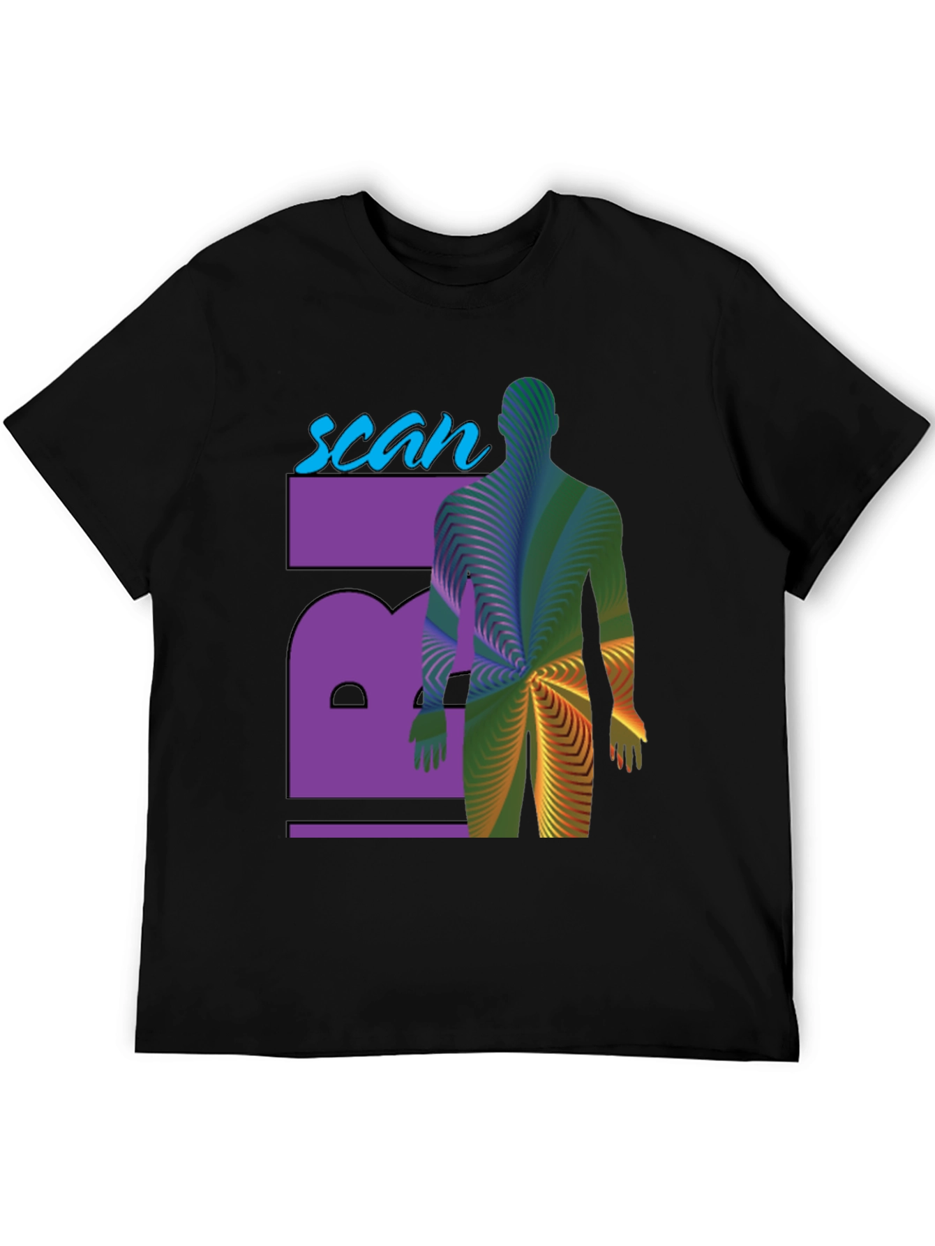 Scan T-Shirt - Artistic Medical Imaging Design