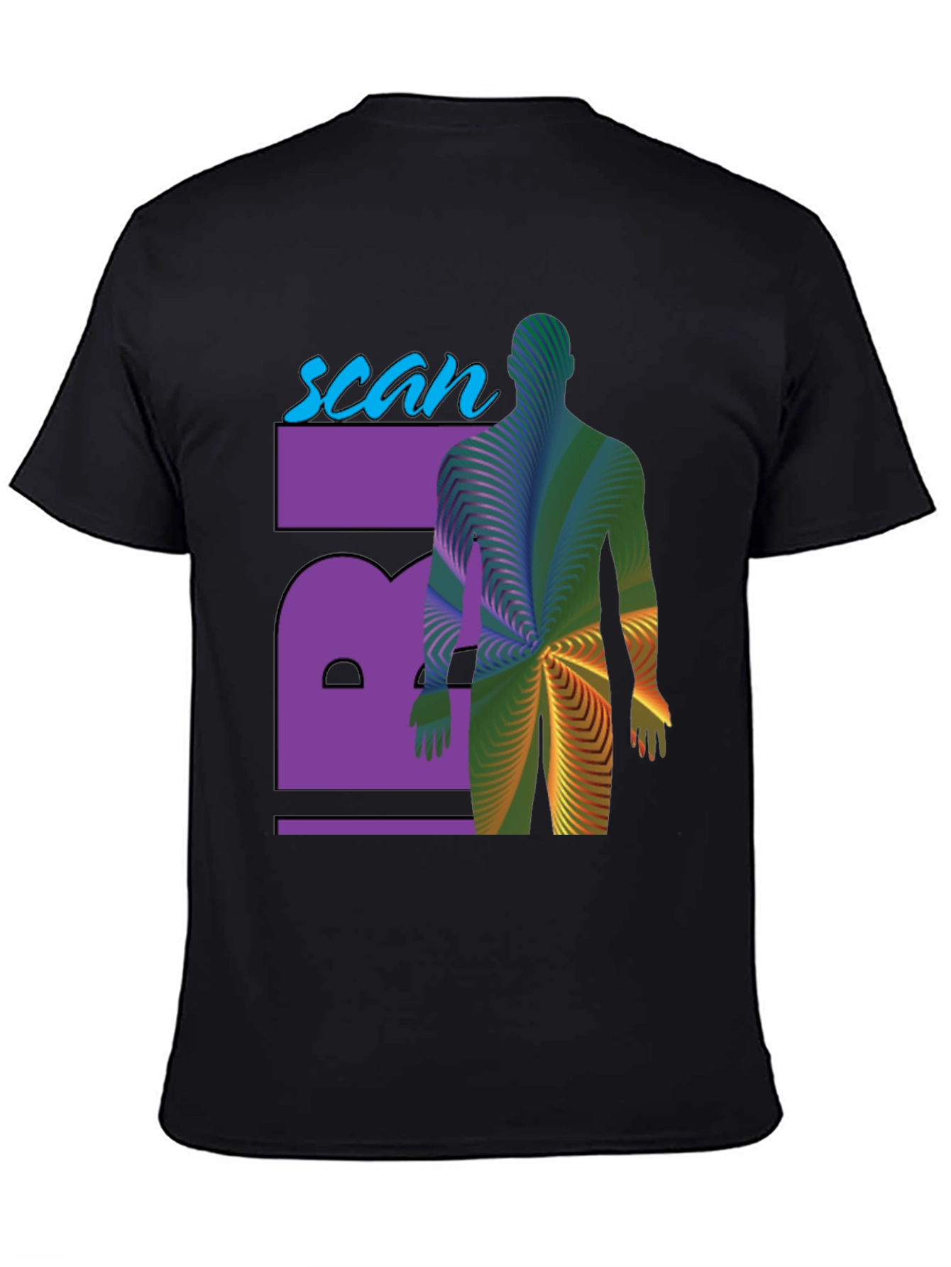 Scan T-Shirt - Artistic Medical Imaging Design