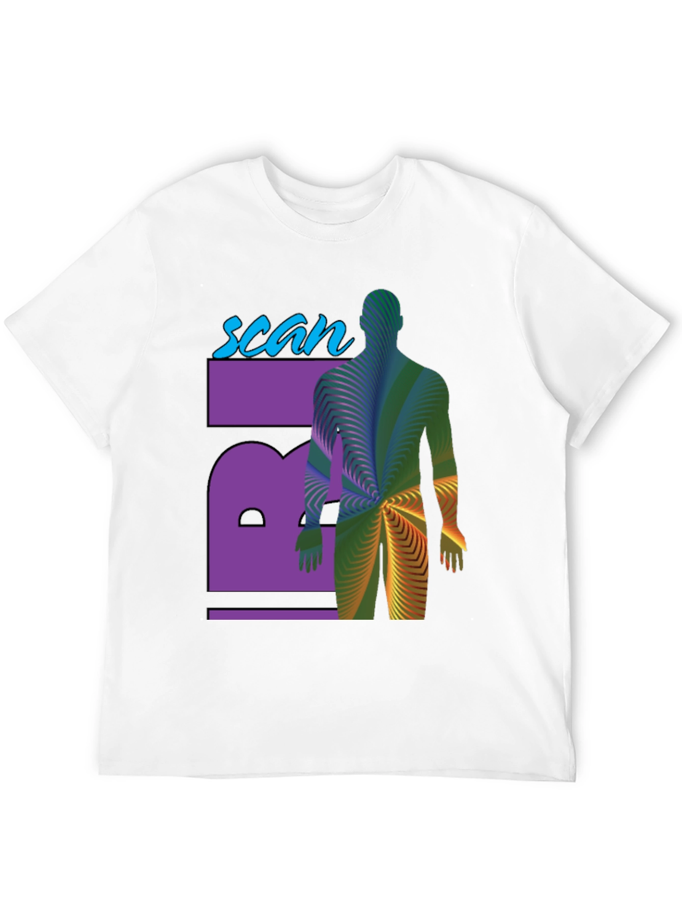 Scan T-Shirt - Artistic Medical Imaging Design