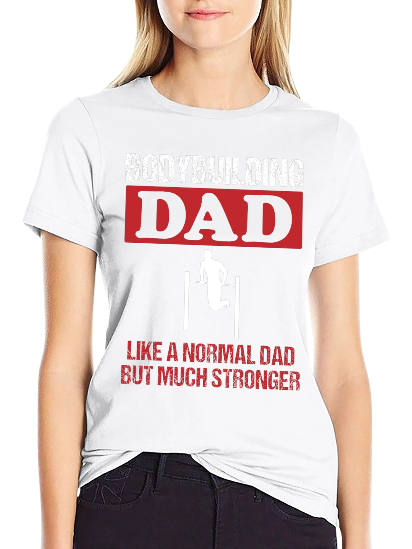 Bodybuilding Dad Stronger T-Shirt
