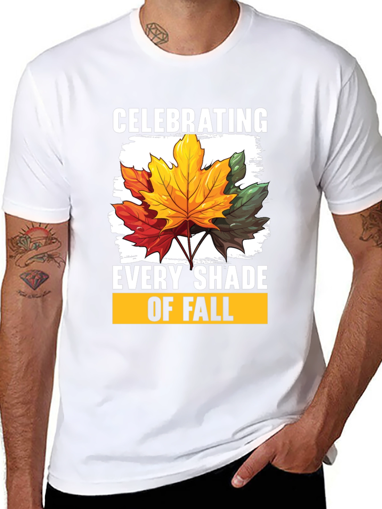 Fall Leaves T-Shirt - Celebrating Every Shade of Fall