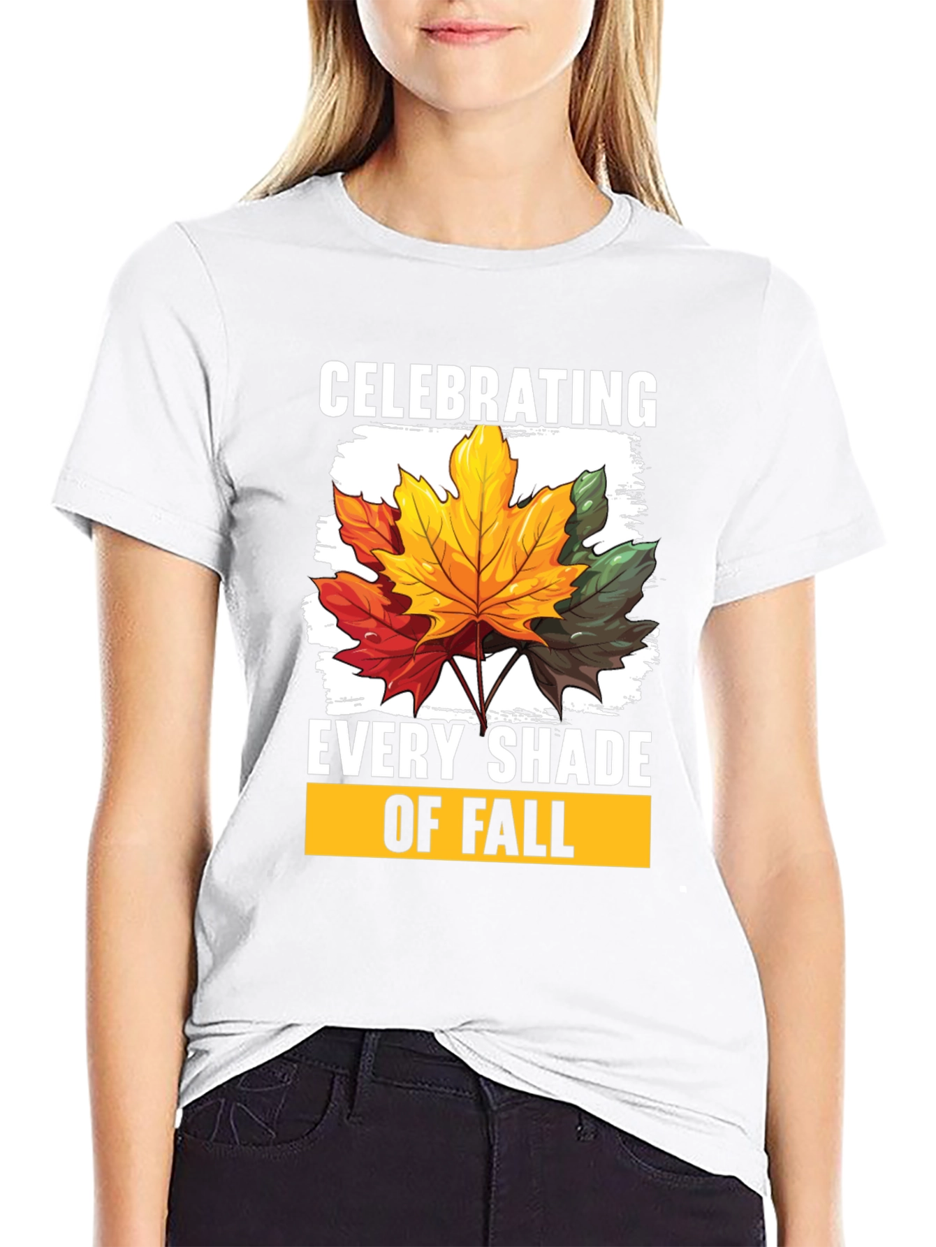 Fall Leaves T-Shirt - Celebrating Every Shade of Fall