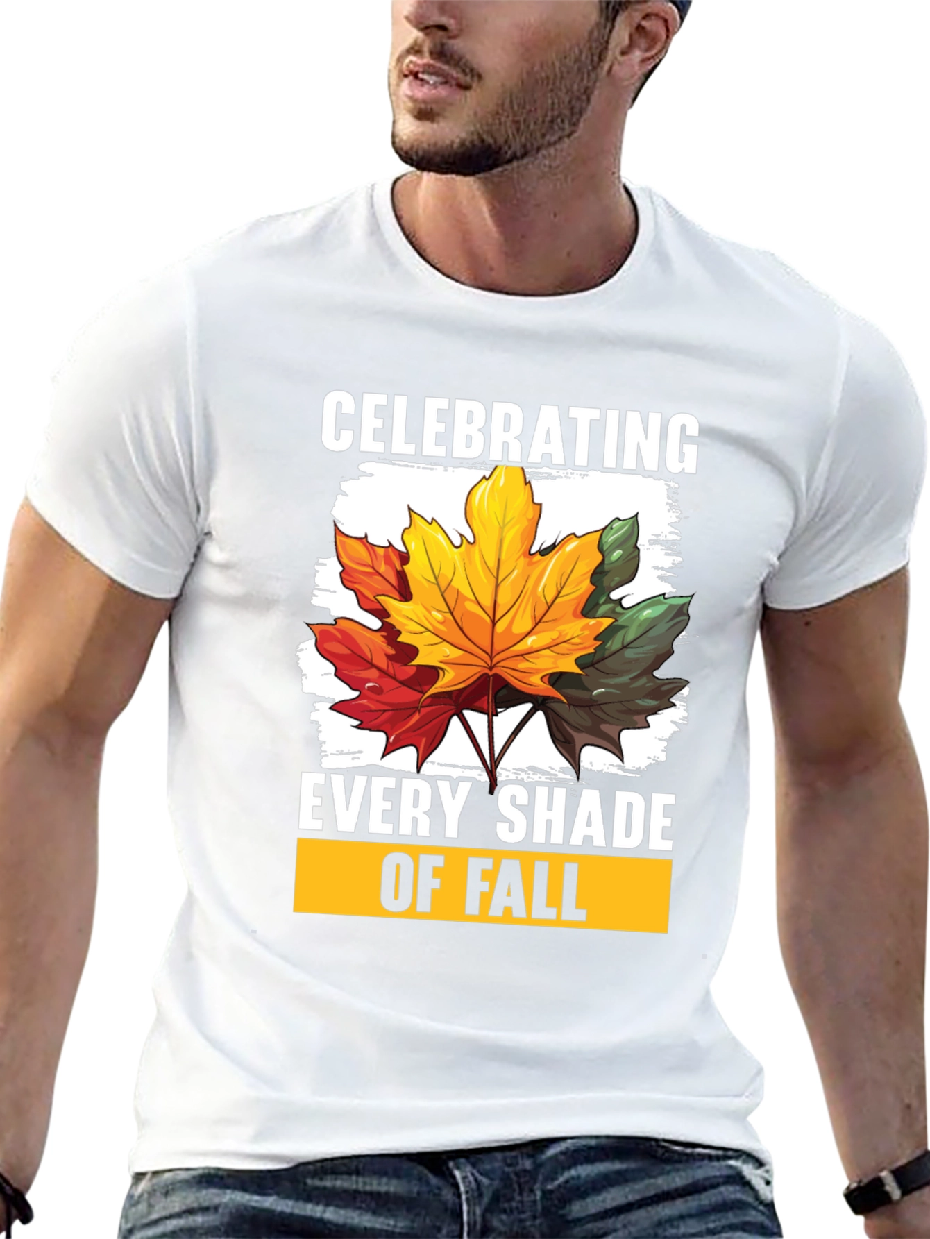 Fall Leaves T-Shirt - Celebrating Every Shade of Fall