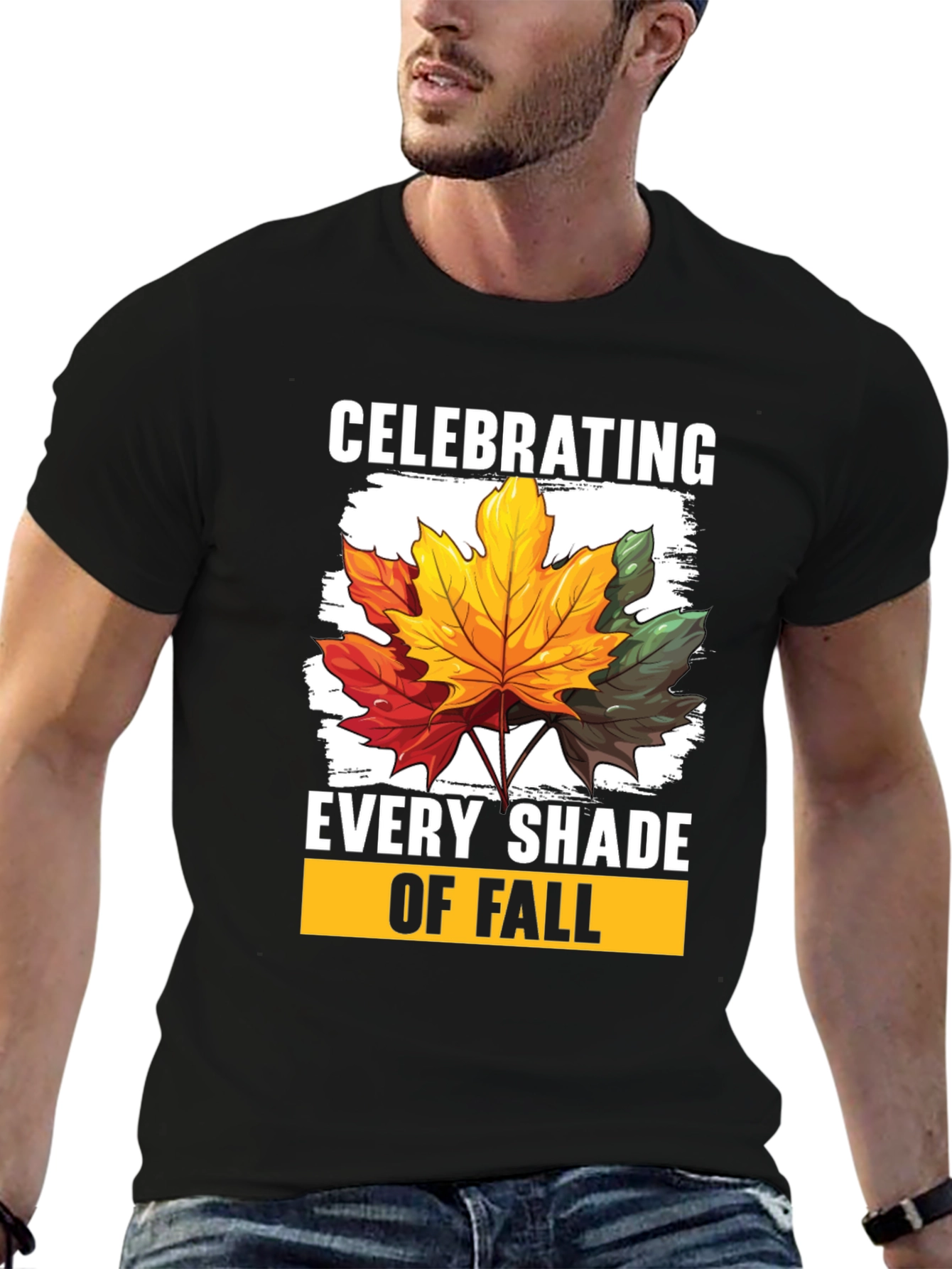 Fall Leaves T-Shirt - Celebrating Every Shade of Fall