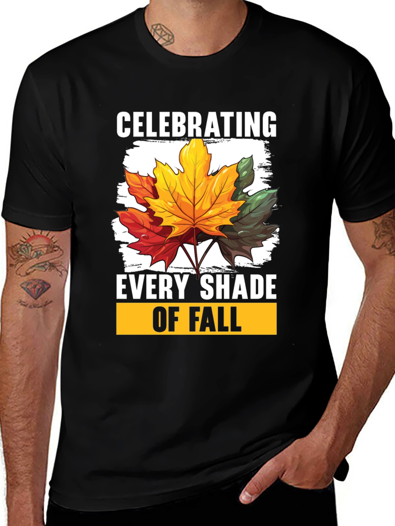 Fall Leaves T-Shirt - Celebrating Every Shade of Fall