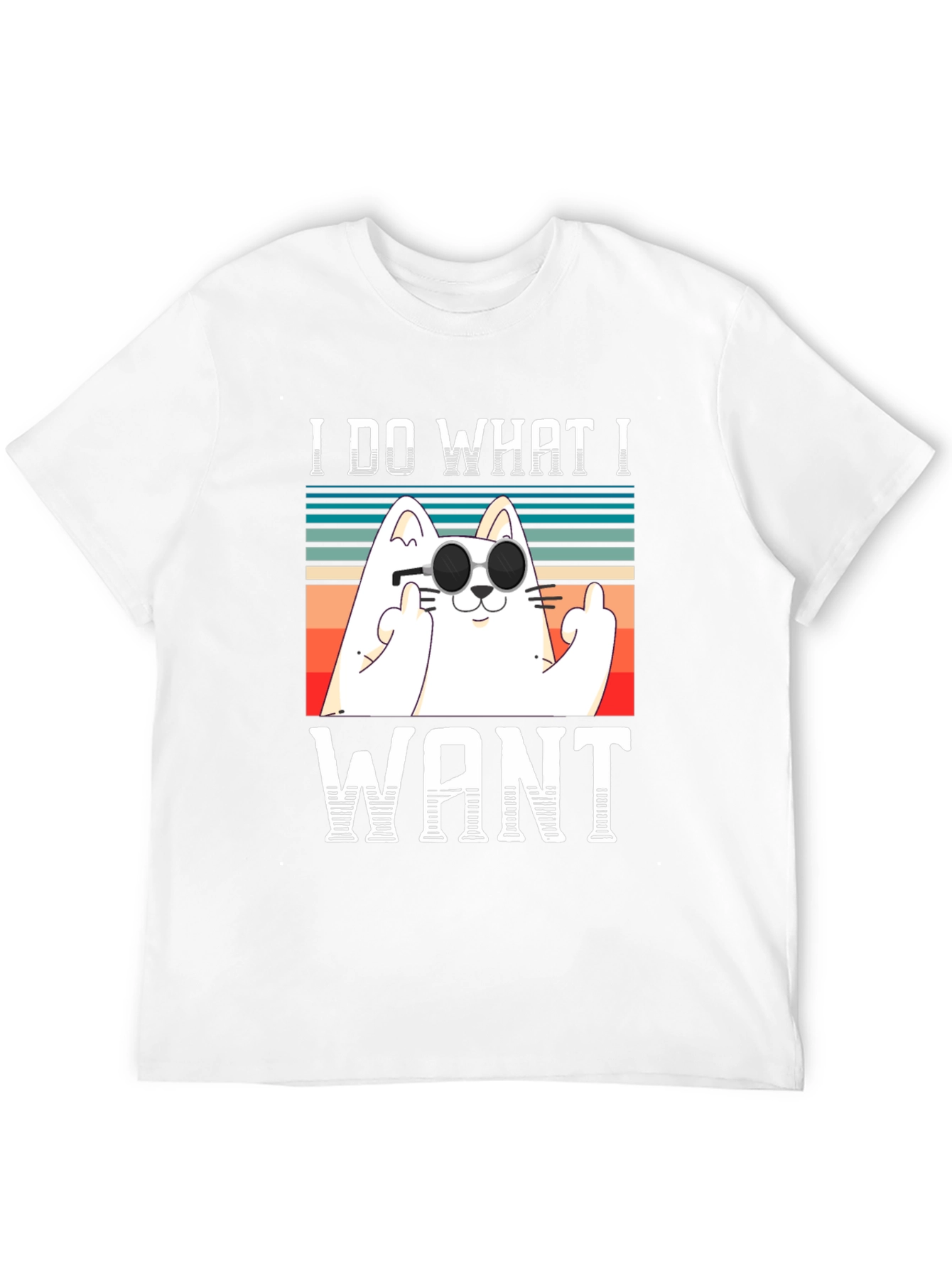I Do What I Want Funny Cat T-Shirt