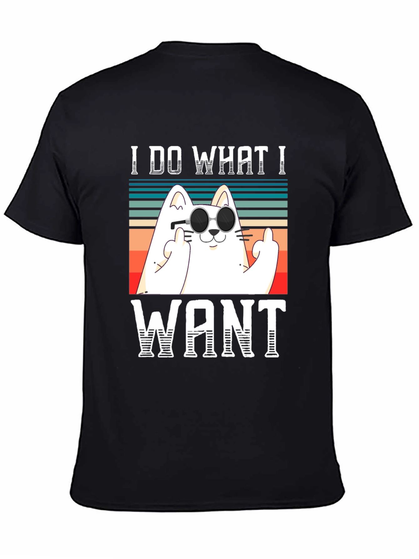 I Do What I Want Funny Cat T-Shirt
