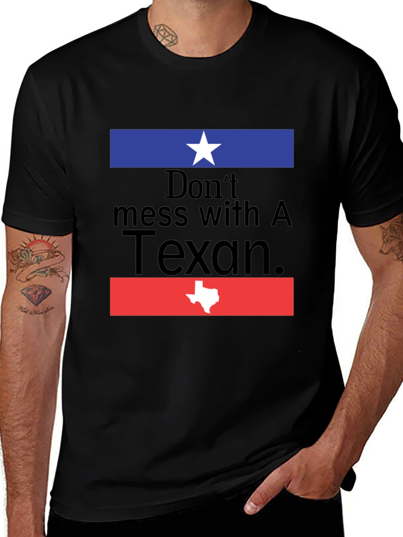 Dont Mess With A Texan Graphic Tee
