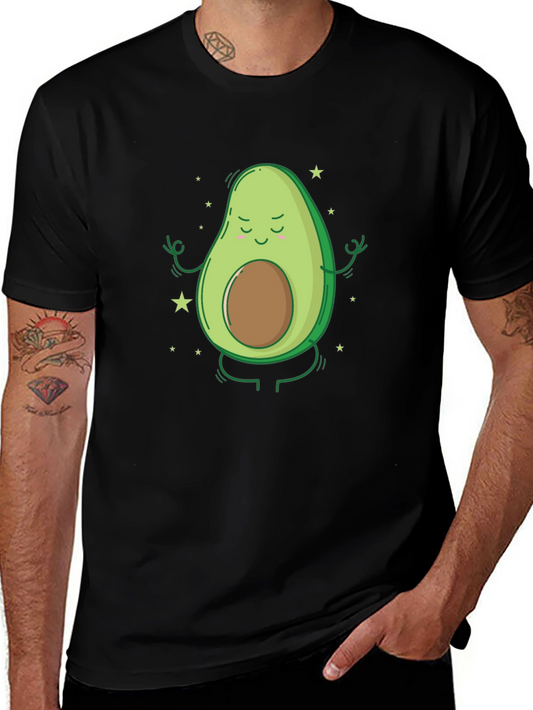 Meditating Avocado T-Shirt - Funny Yoga Tee