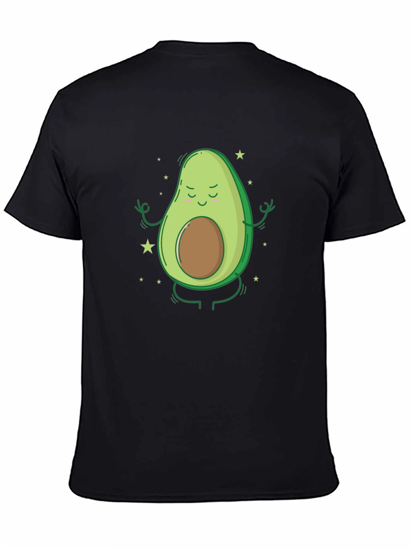 Meditating Avocado T-Shirt - Funny Yoga Tee