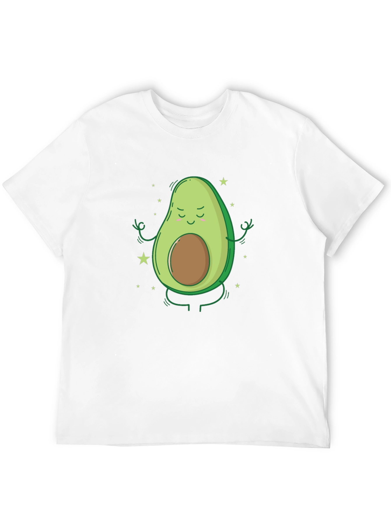 Meditating Avocado T-Shirt - Funny Yoga Tee