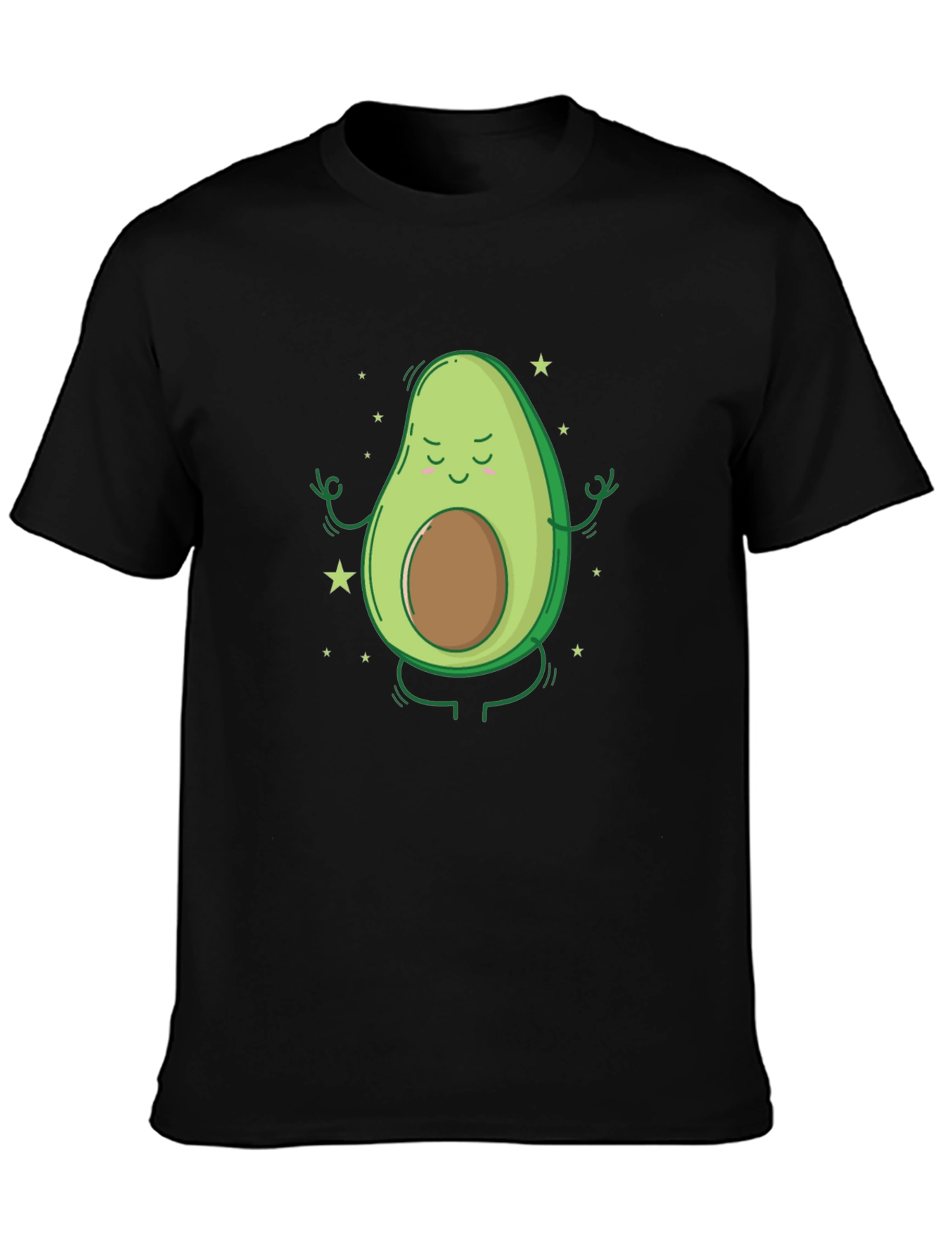 Meditating Avocado T-Shirt - Funny Yoga Tee