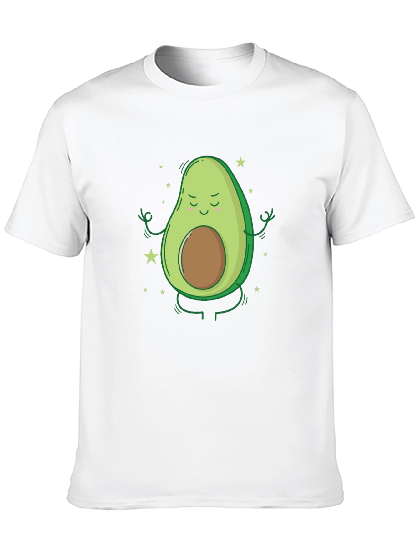 Meditating Avocado T-Shirt - Funny Yoga Tee
