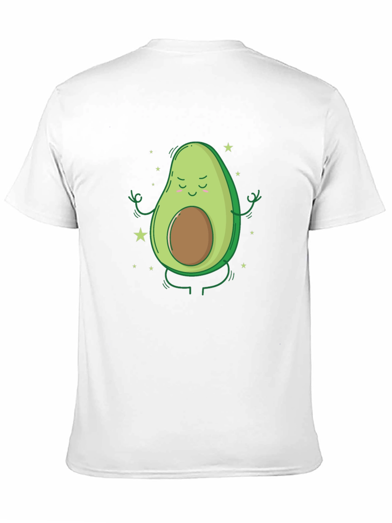 Meditating Avocado T-Shirt - Funny Yoga Tee