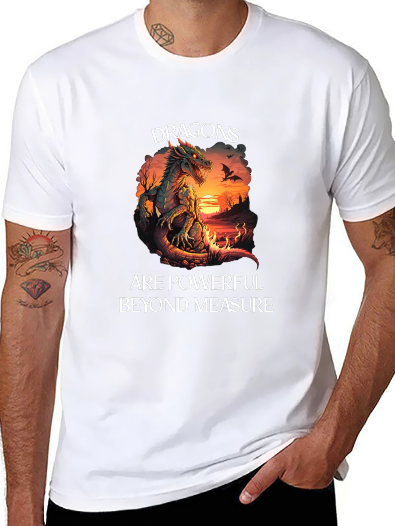 Dragons are Powerful Graphic T-Shirt