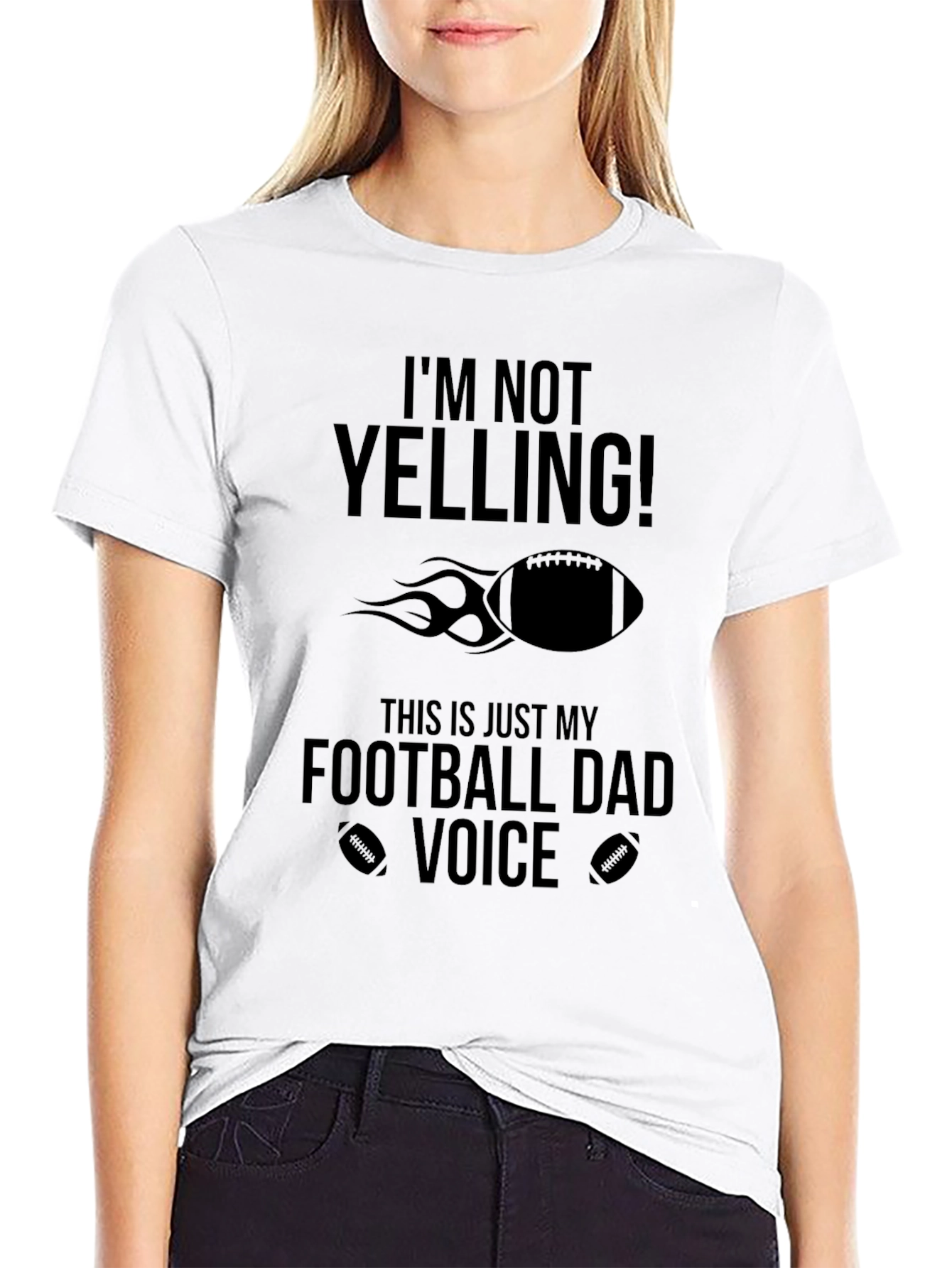 Football Dad Voice T-Shirt