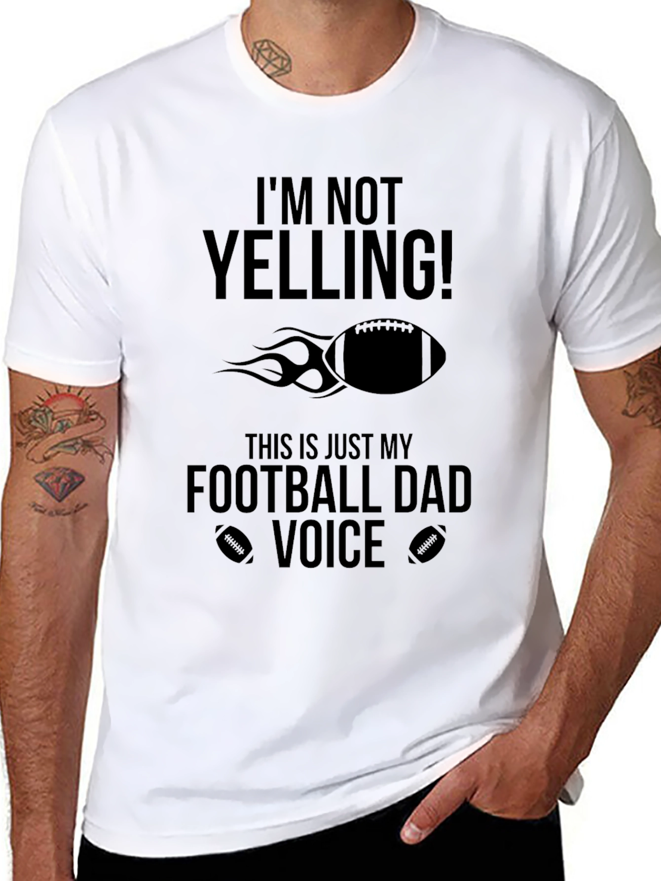 Football Dad Voice T-Shirt