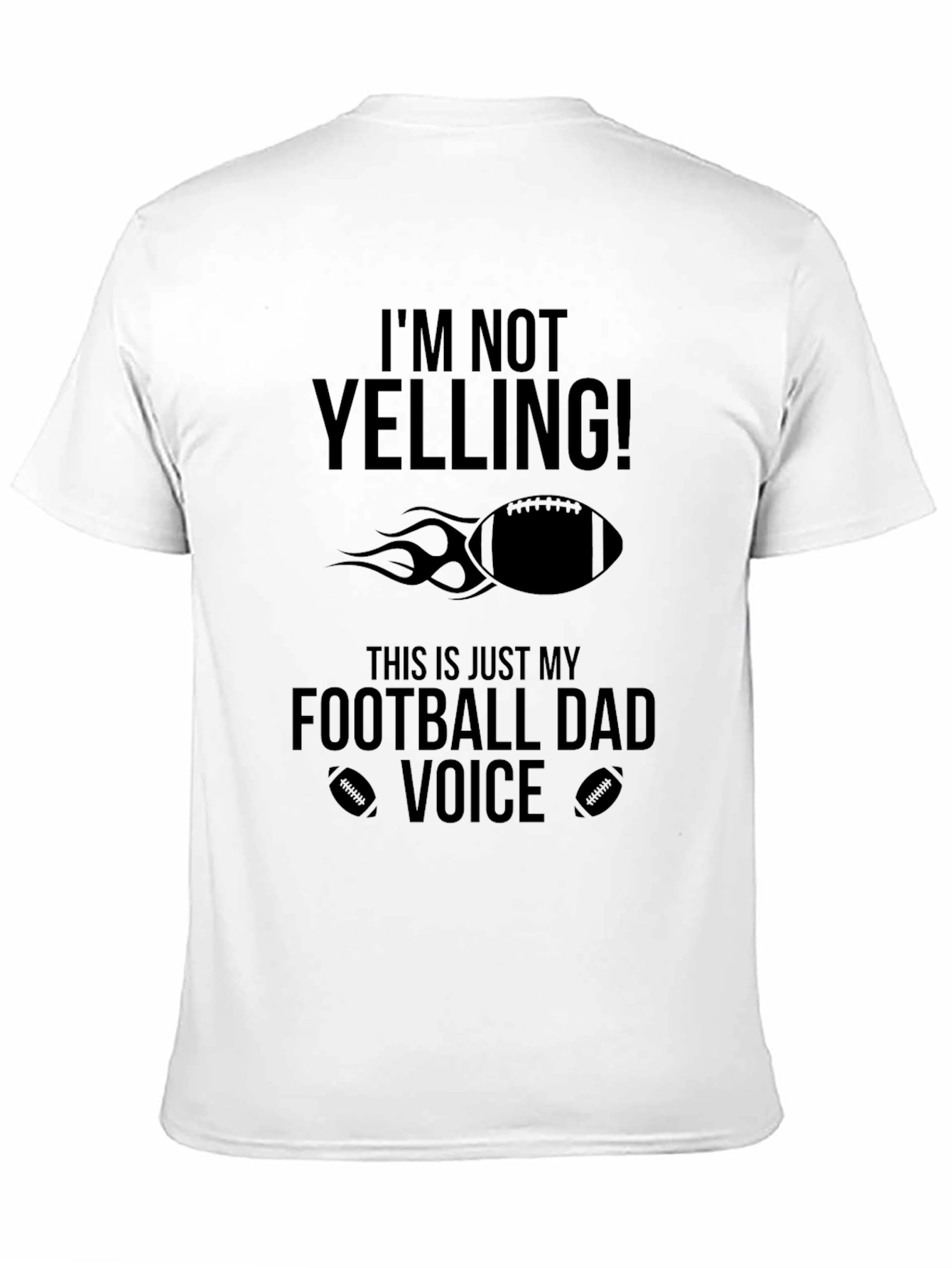 Football Dad Voice T-Shirt
