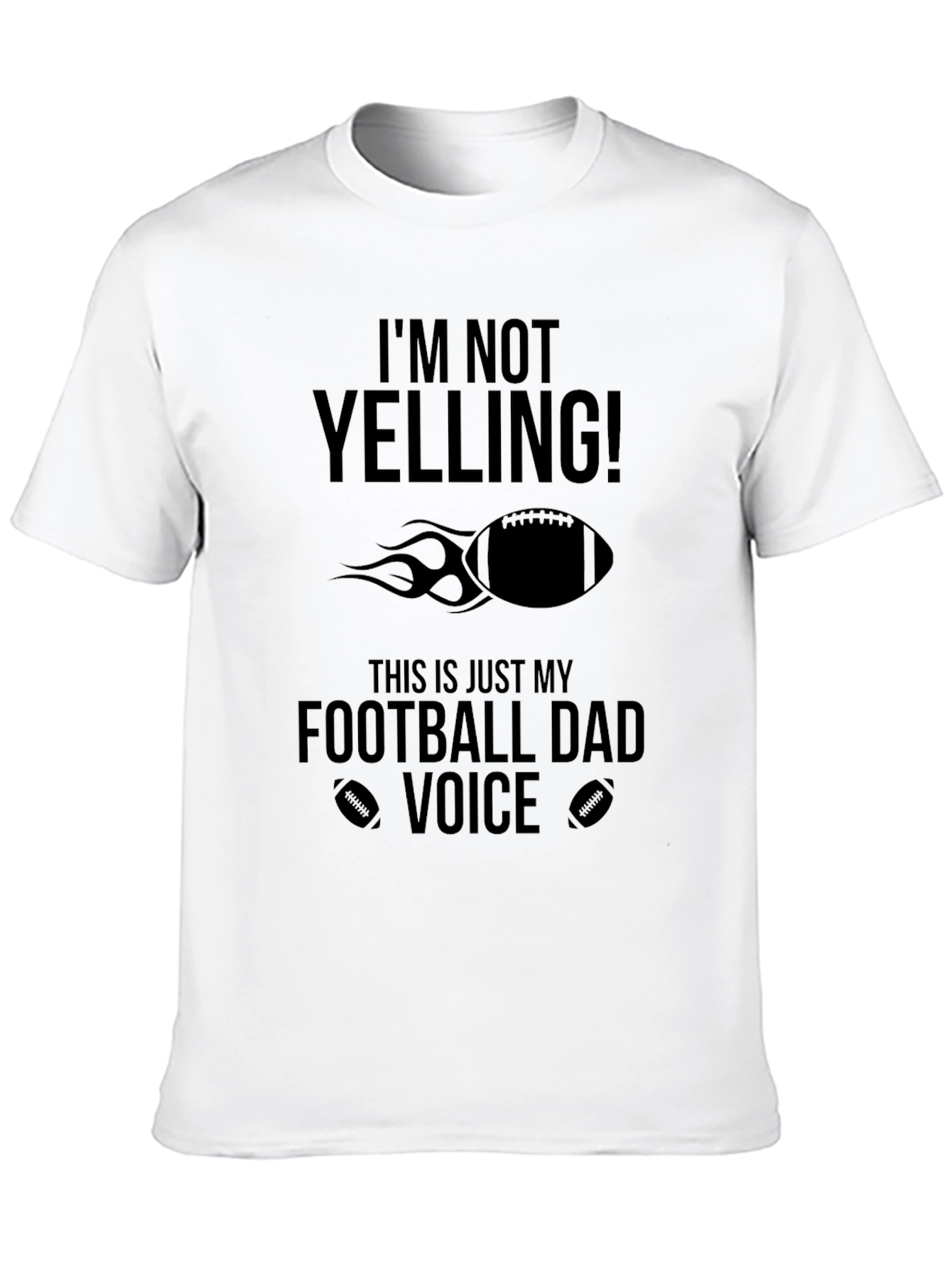 Football Dad Voice T-Shirt