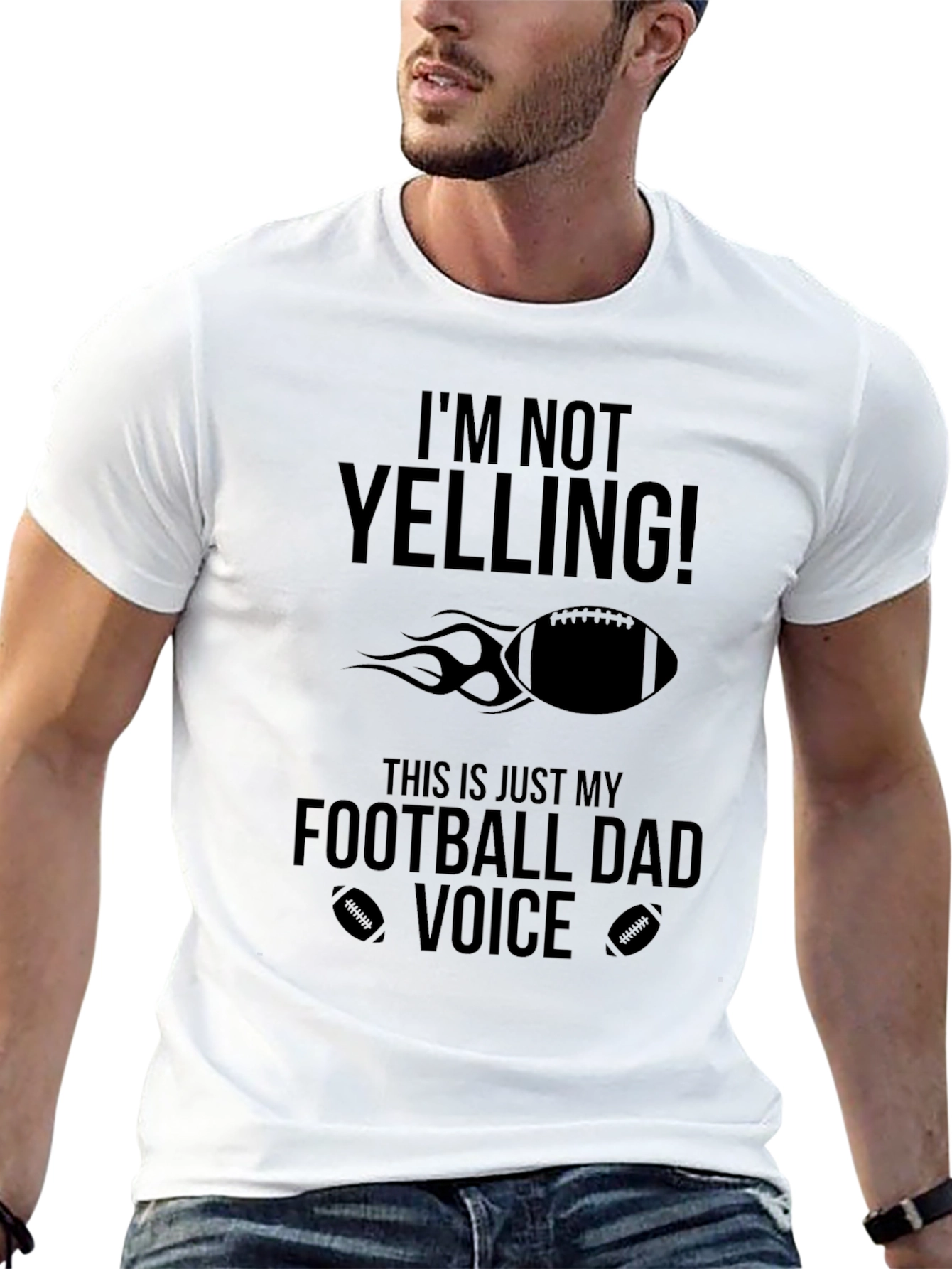 Football Dad Voice T-Shirt