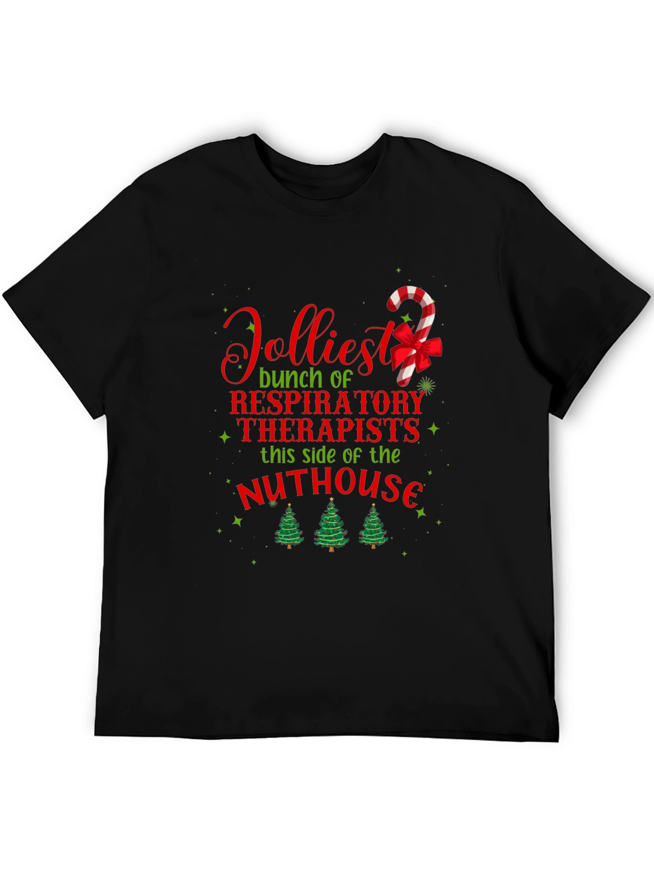 Jolliest Respiratory Therapist Christmas T-Shirt