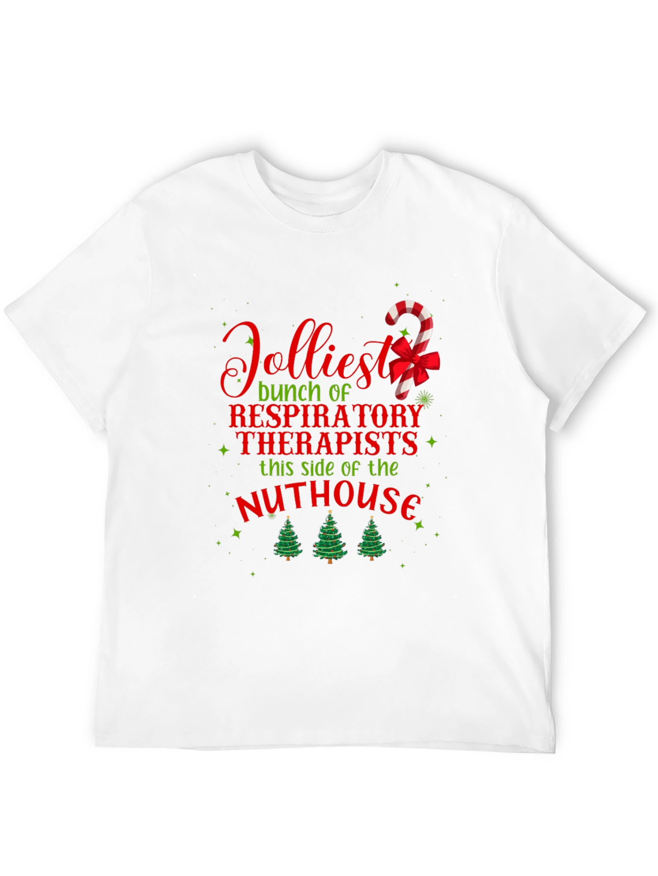 Jolliest Respiratory Therapist Christmas T-Shirt