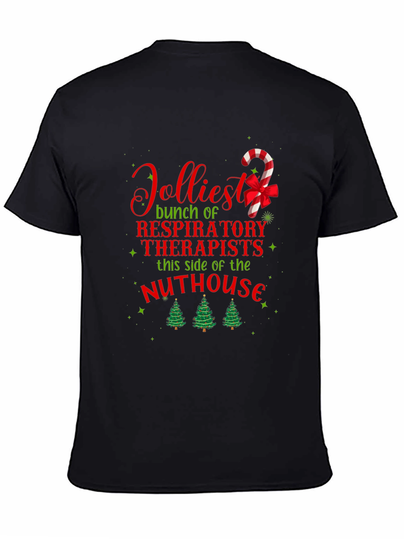 Jolliest Respiratory Therapist Christmas T-Shirt