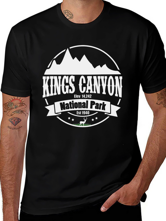 Kings Canyon National Park T-Shirt - Black