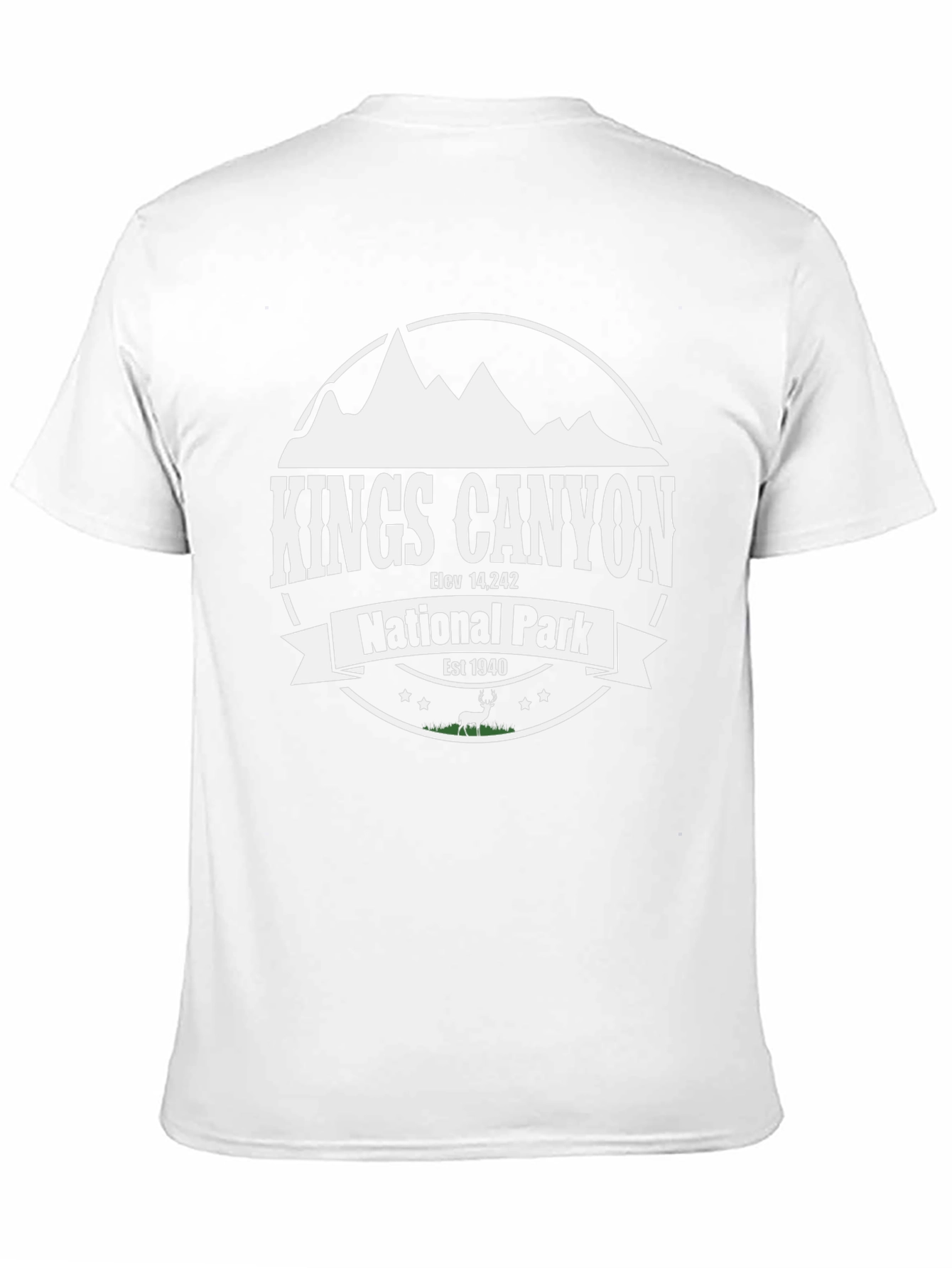 Kings Canyon National Park T-Shirt - Black