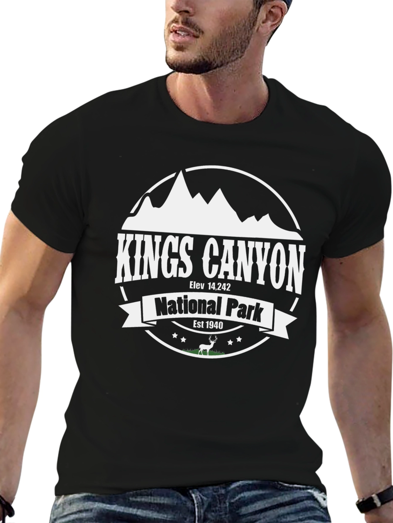 Kings Canyon National Park T-Shirt - Black